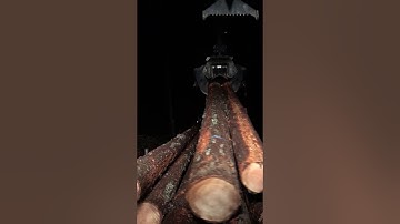 Loading logs with a pierce grapple processor