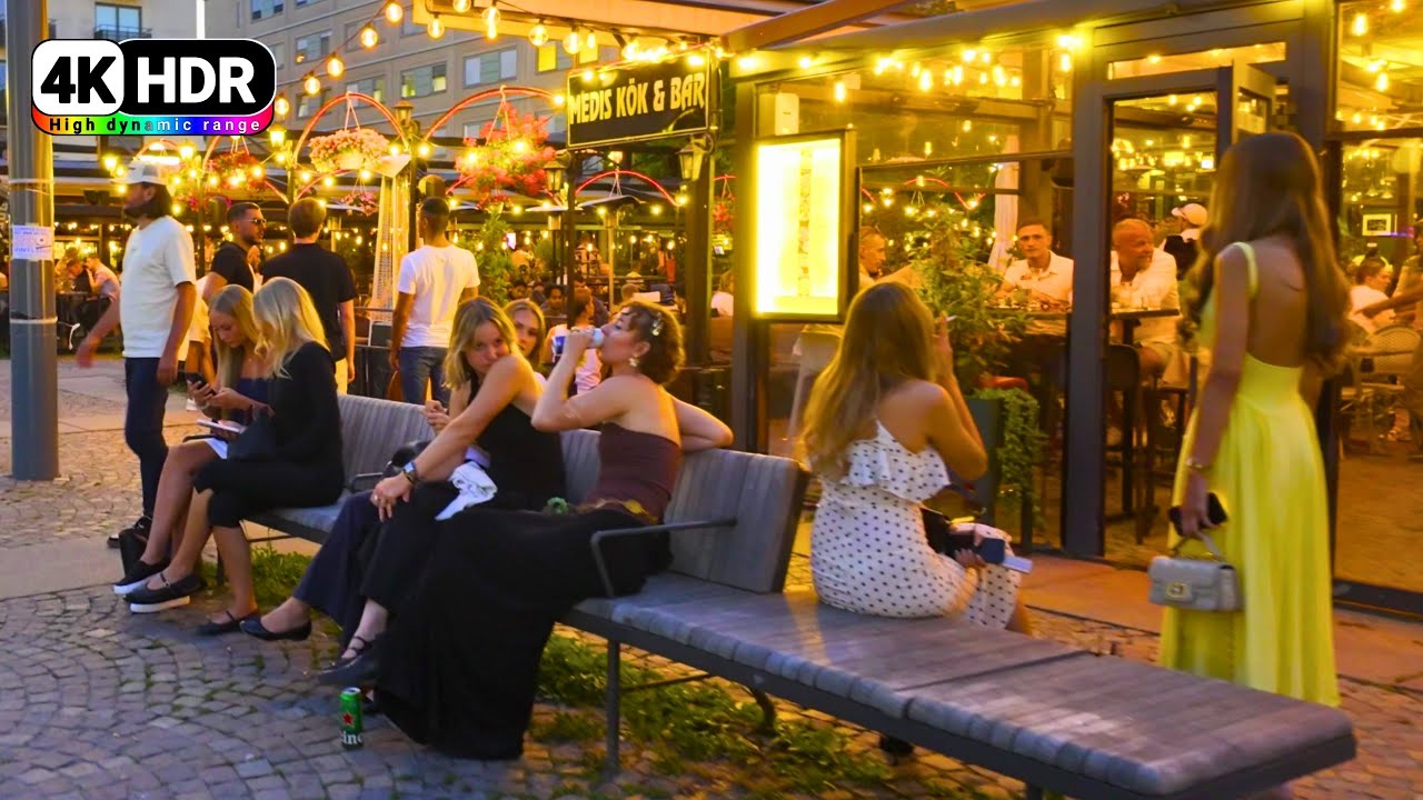 Nightlife in Stockholm 2025 🇸🇪 | Sweden’s Capital in Stunning 4K HDR