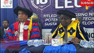 SEN. DAFINONE EXPOSES WHAT NIGERIAN GRADUATE ARE DOING WRONG AT DELSU LECTURE