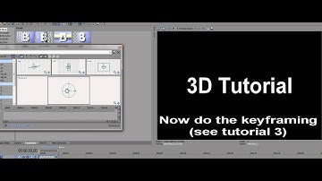 How to make 3D Text and 3D motion tracking in Sony Vegas