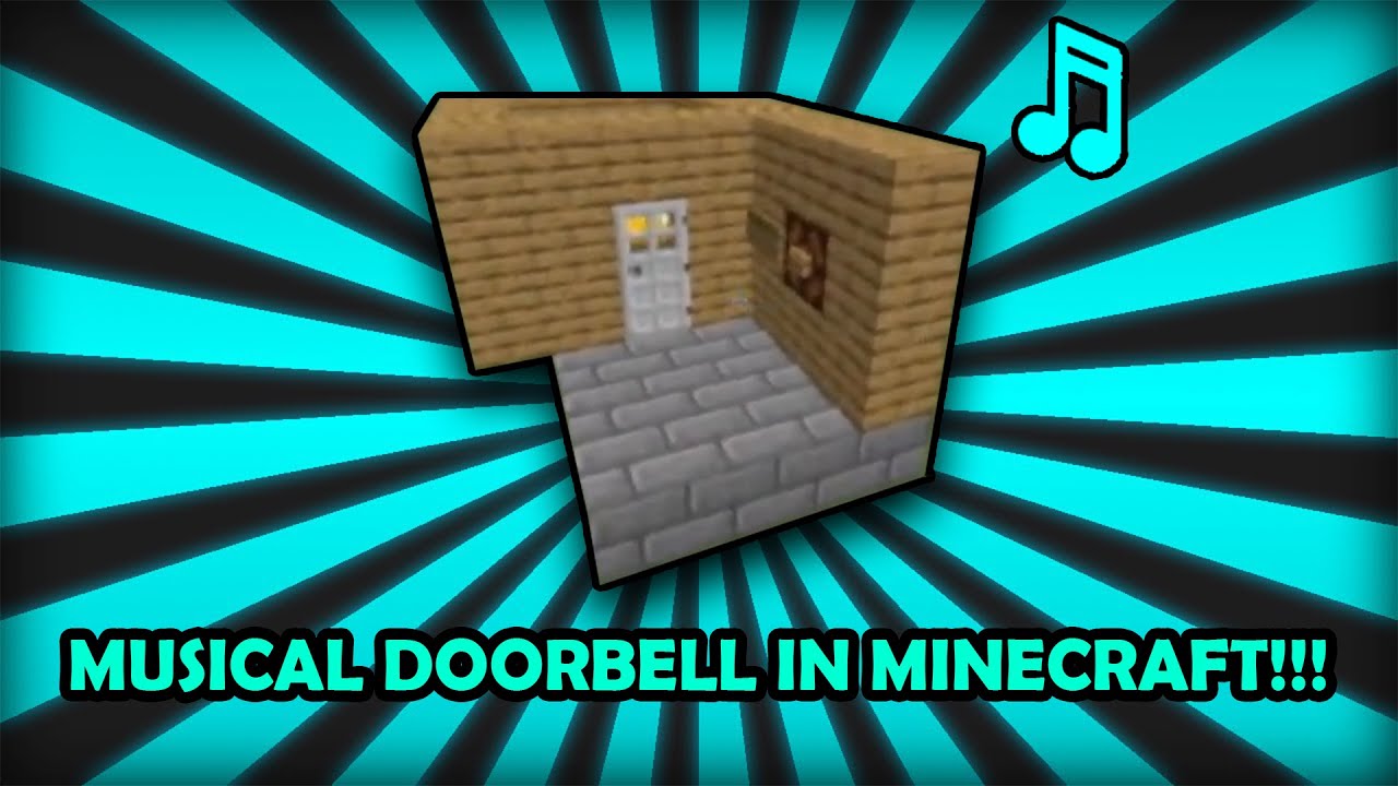How to make a Doorbell in Minecraft!! YouTube