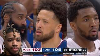 FINAL 2:40 to Cleveland Cavaliers vs Detroit Pistons OT in Game 5  (Reaction)