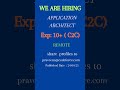 Application Architect   Remote