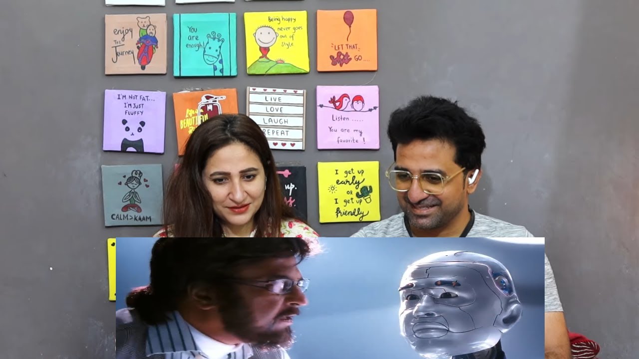 Robot (2010) Hindi Movie Reaction Scene 01 | Rajnikanth | Aishwarya Rai