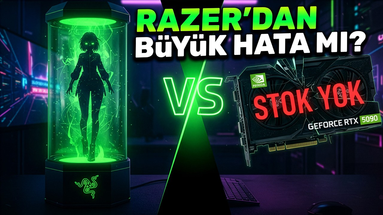 Razer Gamerlara AI ANİME KIZI Geliştirmiş...