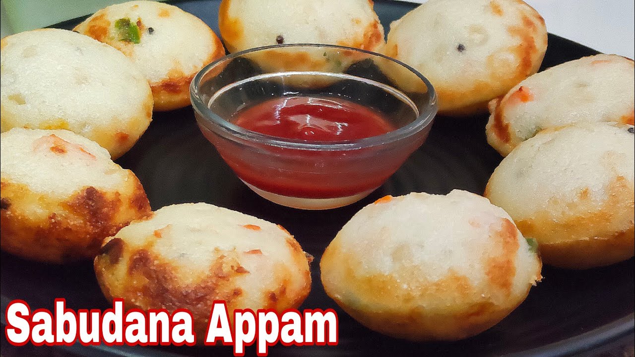 Instant Appam Recipe | Sabudana Appam | Quick Breakfast Recipe | Tiffin ...