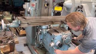 157786 Kearney   Trecker 205 S 12 Horizontal   Vertical Universal Mill