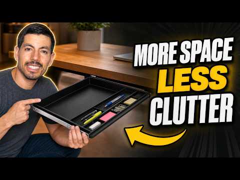 Video thumbnail: MOUNT-IT! Under Desk Pencil Drawer (MI-7148) Review: Hands-On With a 16-Inch-Deep Slide-Out Tray