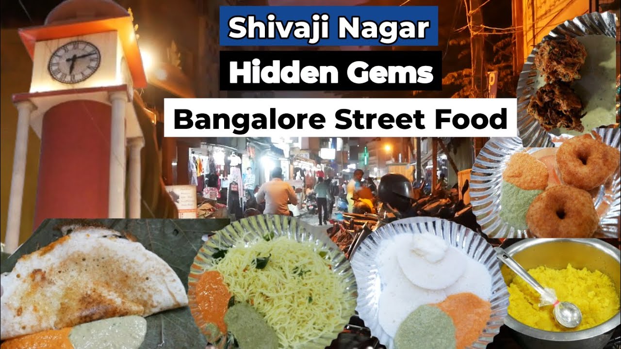 Shivaji Nagar Bangalore Street Hidden Food Gems | 6 TOP FOOD PLACES | Idli Dosa Vada Dumroot Halwa