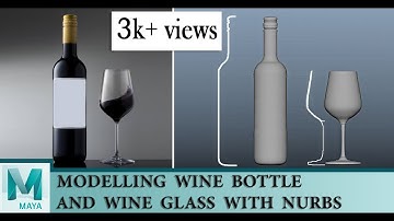 Maya Modelling for Beginner: Wine glass modelling using NURBS | CGVISION