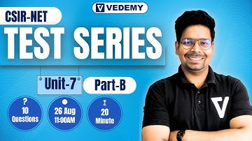 CSIR NET 2022 | Life Science | Unit 7 Part B | Free Test Series | Unit Wise | eLearnam | CSIR-NET |