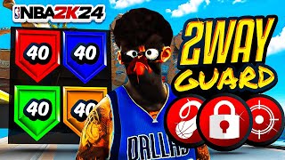 THIS 66 2-WAY POINT GUARD BUILD IS THE BEST BUILD IN NBA 2K24 DEMIGOD 2-WAY BUILD BEST BUILD 2K24
