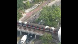 Hong Kong train entering a tunnel. 25032021
