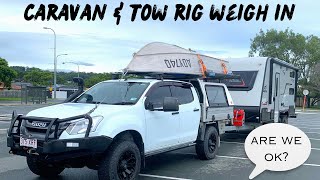 Car and Caravan Weigh In | Isuzu DMax & Jayco Journey Outback | Do we need to lose some fat?