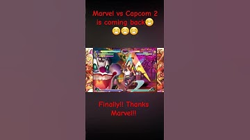 Marvel vs Capcom 2 making a comeback.    #games  #marvelvscapcom   #marvelvscapcom2