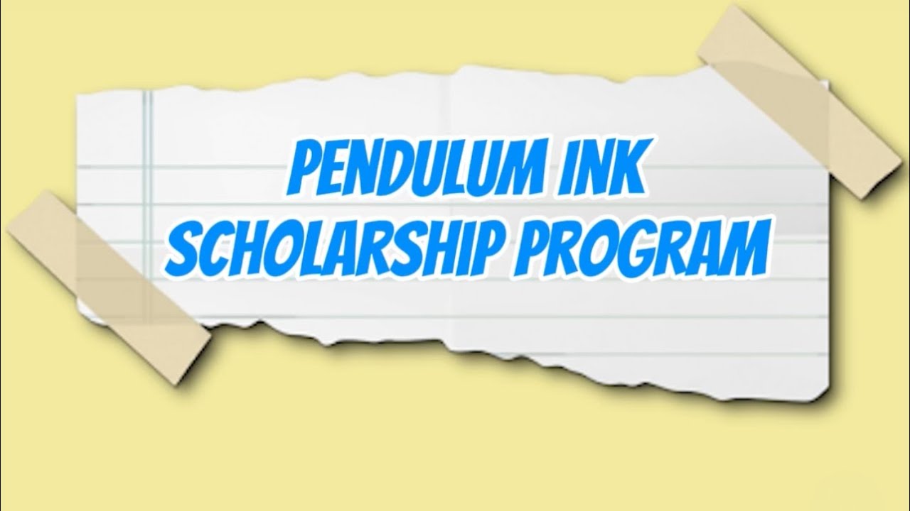 Pendulum Ink’s First Scholarship Program! Partnering with Distrokid ...