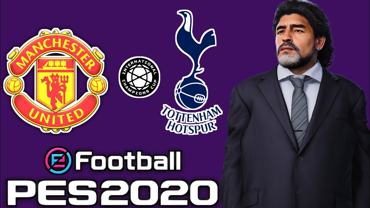PES 2020 | UNITED VS SPURS | ICC 2019 | GAMEPLAY PS4 PRO FHD 1080p