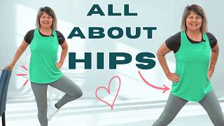 Stronger Hips &amp; Better Balance! Low Impact Hips &amp; Glutes Workout At Home