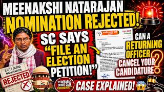 What Happened to Meenakshi Natarajan's Nomination? Supreme Court's Big Election Law Twist Explained
