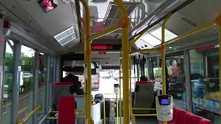 中台灣客運701路金旅電巴 EAA-826車內走行動面【三村里→豐原東站】