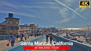 [4K] Santa Monica Pier Walk Around - Los Angeles, California