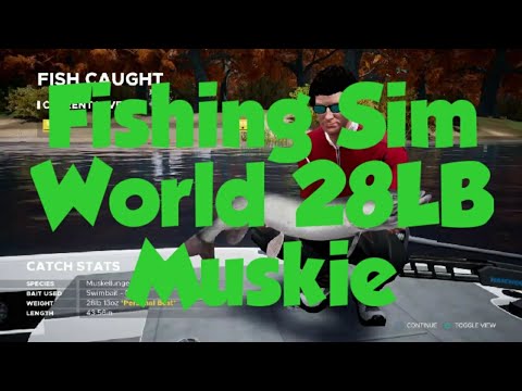 fishing sim world pro tour muskie