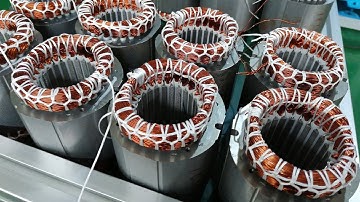 Fully Automatic Double Sides Electric Motor Stator Coil Lacing Machines Video