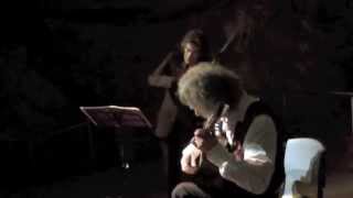 'Waterfalls' Improvisation - The Paganini Duo inside Jenoaln Caves