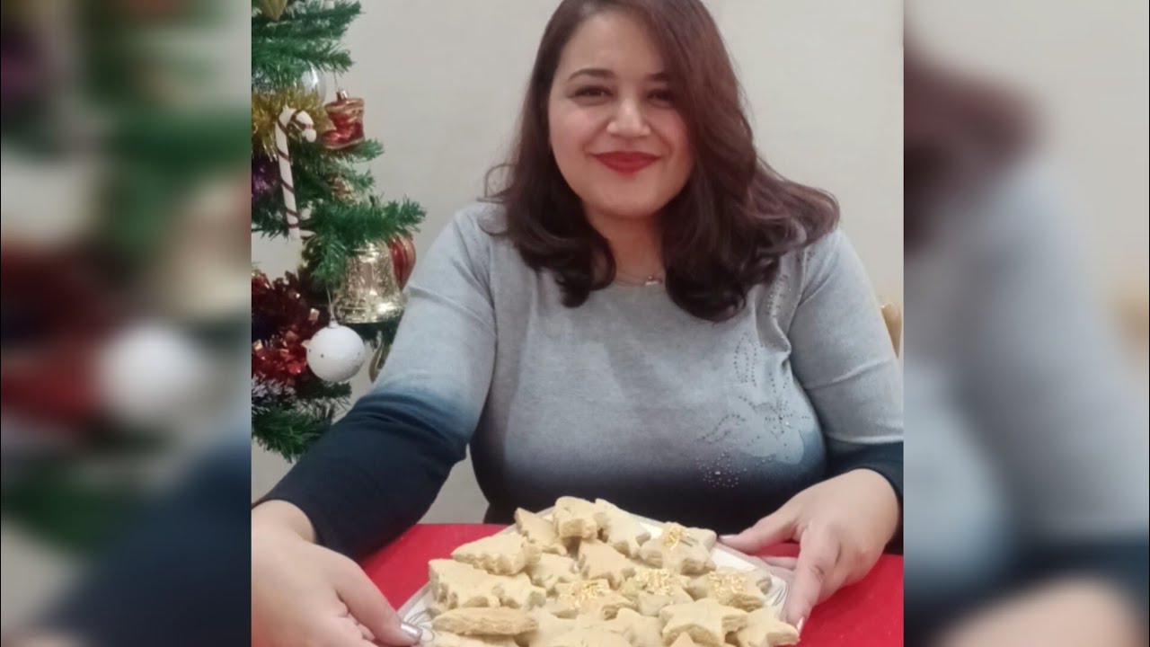 كوكيز الكريسماس بمقادير اقتصادية جدا والطعم خطير 🎅🎄⭐