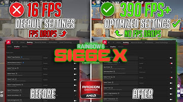 Rainbow Six: Siege – BEST AMD Radeon Settings for MAX FPS & LOW Input Lag! 🔧