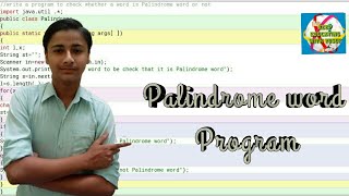 Java program for palindrome word
