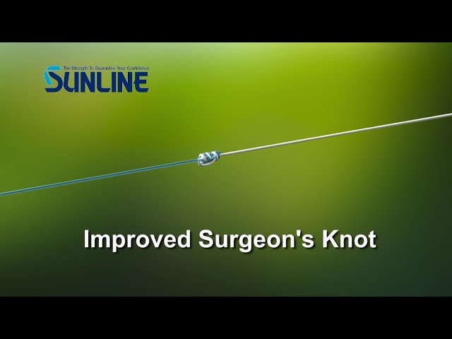 Fishing Knots:Improved Surgeon's Knot【SUNLINE KNOT SCHOOL】 class=