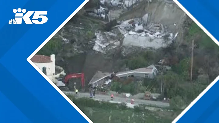 Major landslide destroys one of the few surviving homes of Palisades Fire