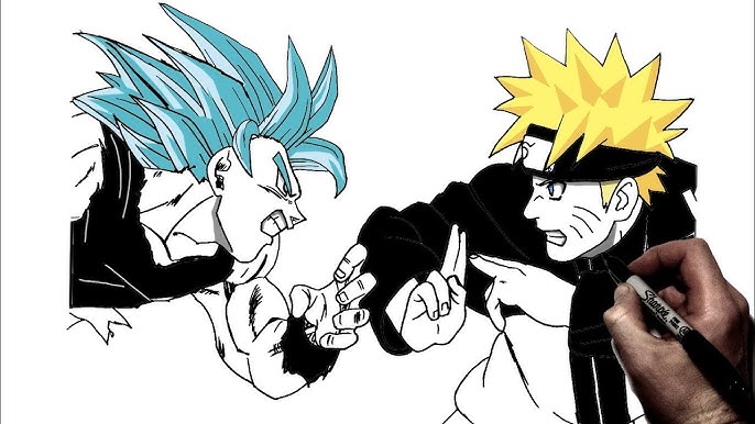 goku vs naruto - Desenho de gohan_br221 - Gartic