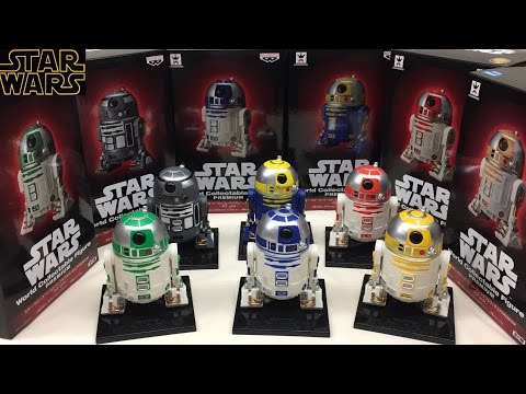 star wars world collectible figure premium R2-unit R2-D2 R2-B1 R2