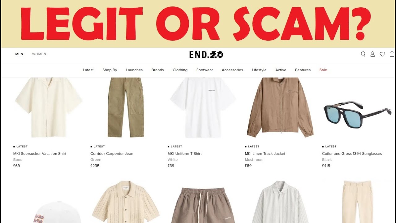 END Clothing Review – Is Legit or a Scam?