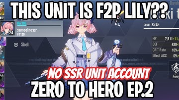 EARLY GAME  F2P TEAM COMP? SR LILY!  - Zero To Hero Ep. 2 [Etheria: Restart]