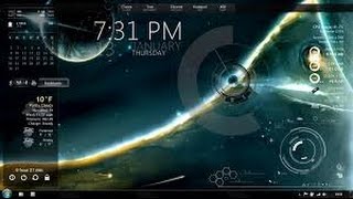 How to customize your pc using RAIN METER