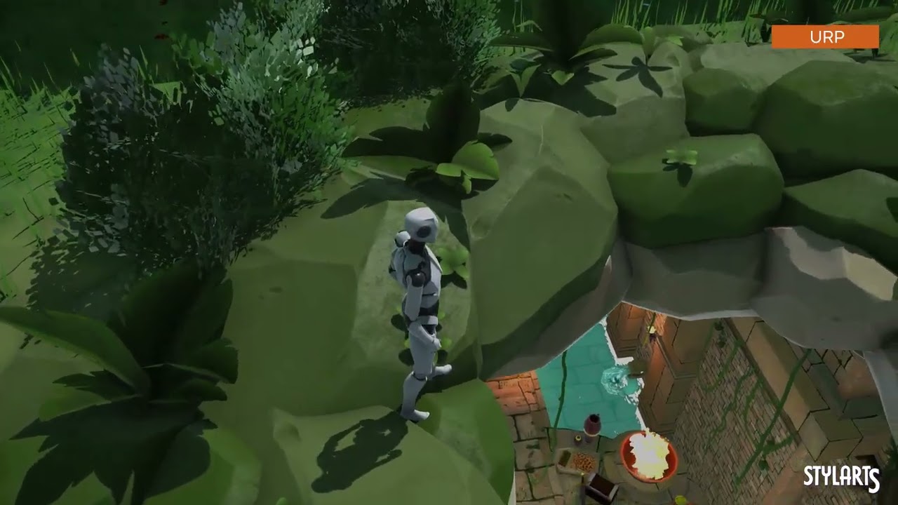 Stylized Ancient Ruins Environment (Ruins, Dungeon), video preview 23