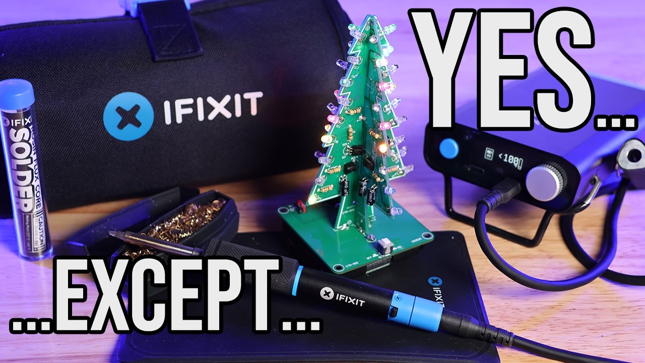 Worth It? Soldering with the IFixIt Soldering Toolkit