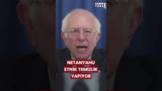 ABD'li Senatör Bernie Sanders: Netanyahu Gazze'de etnik temizlik yapıyor #shorts #netanyahu #gazze