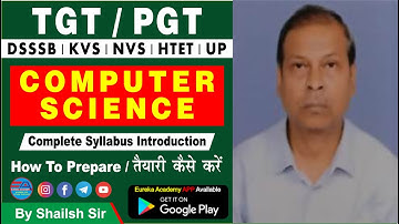 PGT TGT COMPUTER SCIENCE (COMPUTER SCIENCE SYLLABUS) dsssb kvs nvs htet pgt tgt computer science