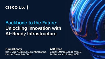 Centre Stage Session: Backbone to the Future: Unlocking Innovation with AI-Ready Infrastructure