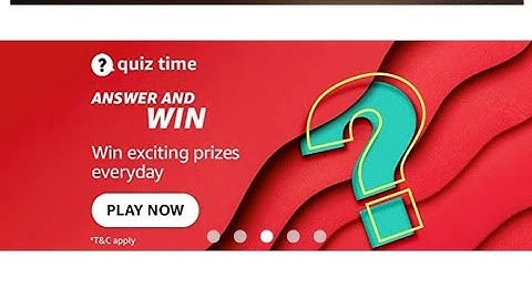 Amazon Daily Quiz Answers Today | 03 November 2021