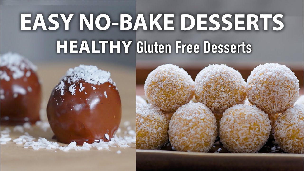 HEALTHY NO BAKE DESSERTS ready in 10 minutes | Easy Vegetarian and ...