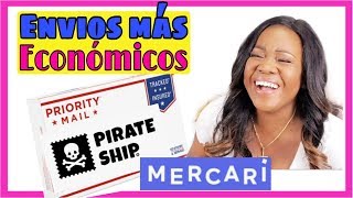 Como funciona PIRATE SHIP con Mercari para envios economicos EN ESPAÑOL | shipping más baratos