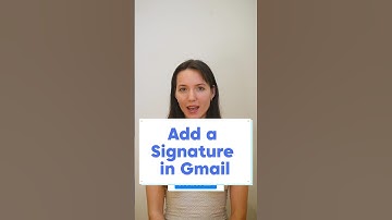 How to ADD SIGNATURE in Gmail