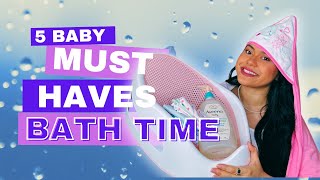 Newborn Baby Bath Essentials 2025 | Affordable Amazon Baby Bath Must Haves for First Time moms!