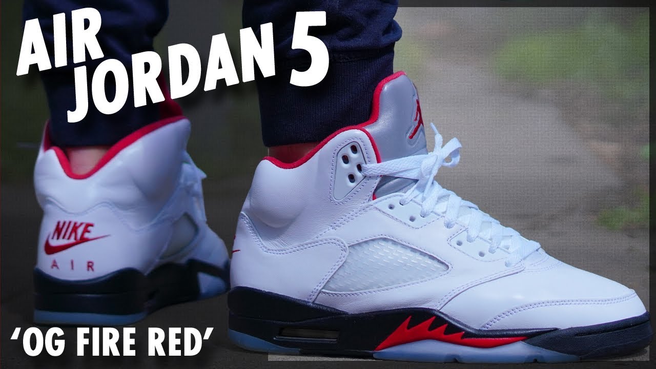 Air Jordan 5 Fire Red - Youtube