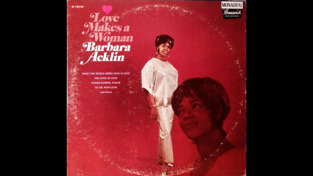 BARBARA ACKLIN-am i the same girl - YouTube